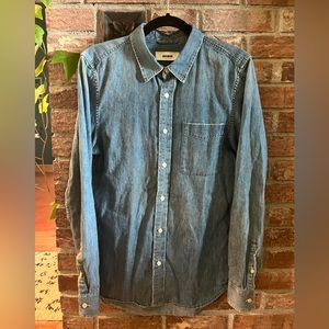Buck Mason Denim One Pocket Shirt